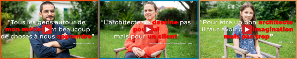 illustration interview vidéo métier architecte