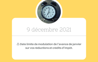 Échéance comptable 9 décembre 2021